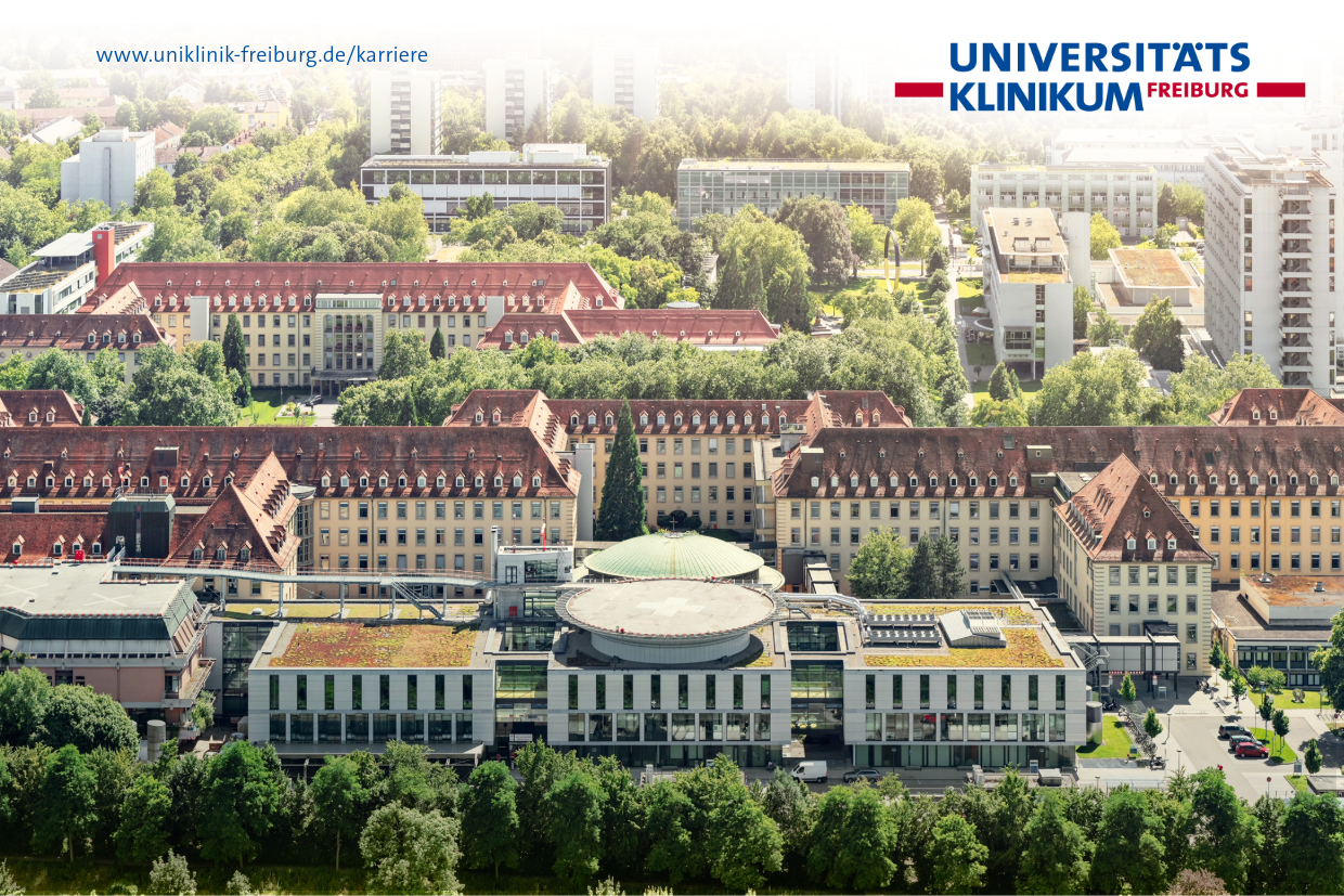 Luftaufnahme des Universitätsklinikums Freiburg